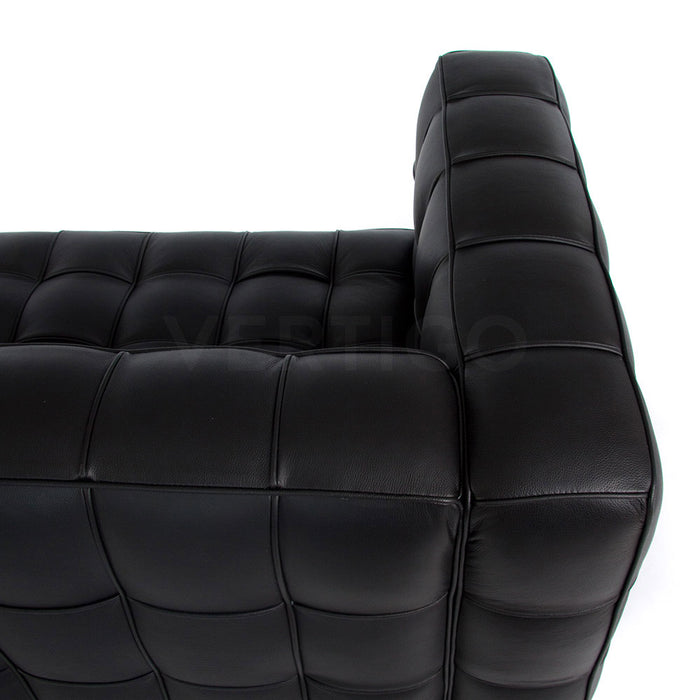 Kubus Hoffmann Style Leather 2 Seat Sofa