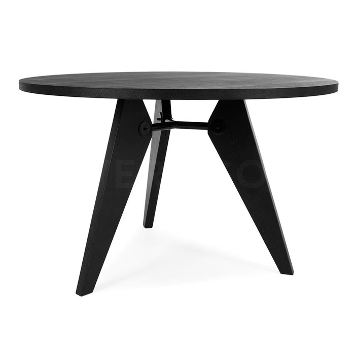 Circular Jean Prouve Style Dining Table