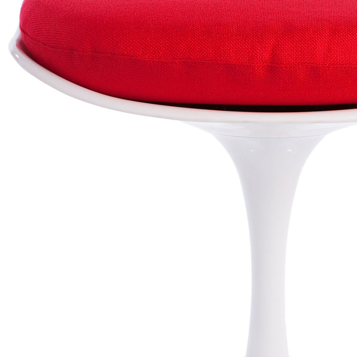 Set - 120cm White Round Tulip Table & 4 Chairs