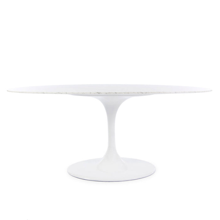 Tulip Marble Oval Saarinen Table - 198 x 120