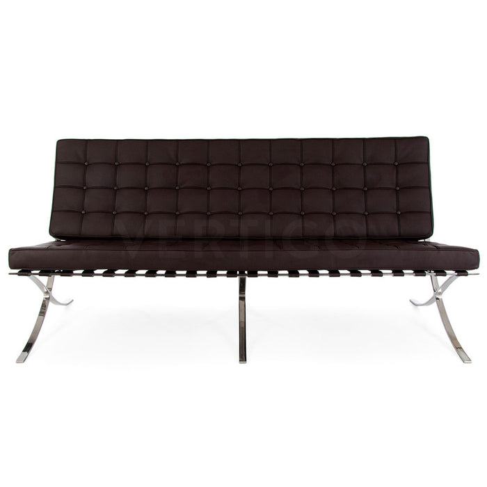 Barcelona Style Full 3 Seat leather Sofa