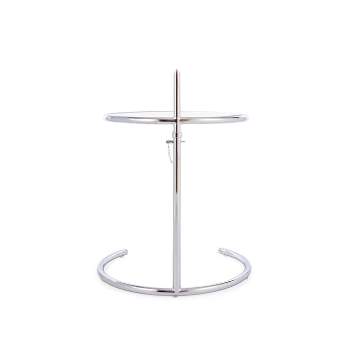 Eileen Gray Style Glass Side Table