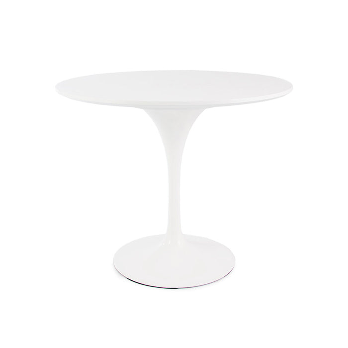 Tulip White Saarinen Style Table - 90 cm