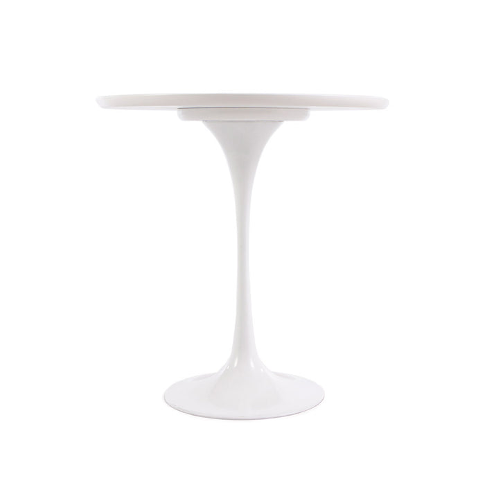 Tulip White Saarinen Style Side Table