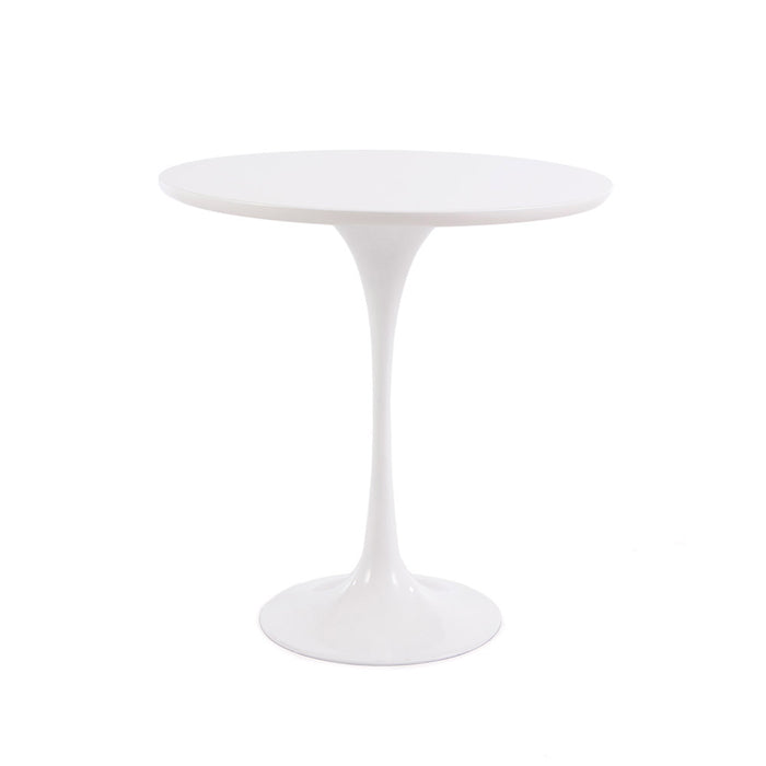 Tulip White Saarinen Style Side Table